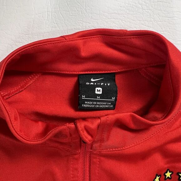 Nike Dri Fit Red Atlanta United Fire Full Zip Warm Up Jacket Size M Women's - Picture 6 of 11